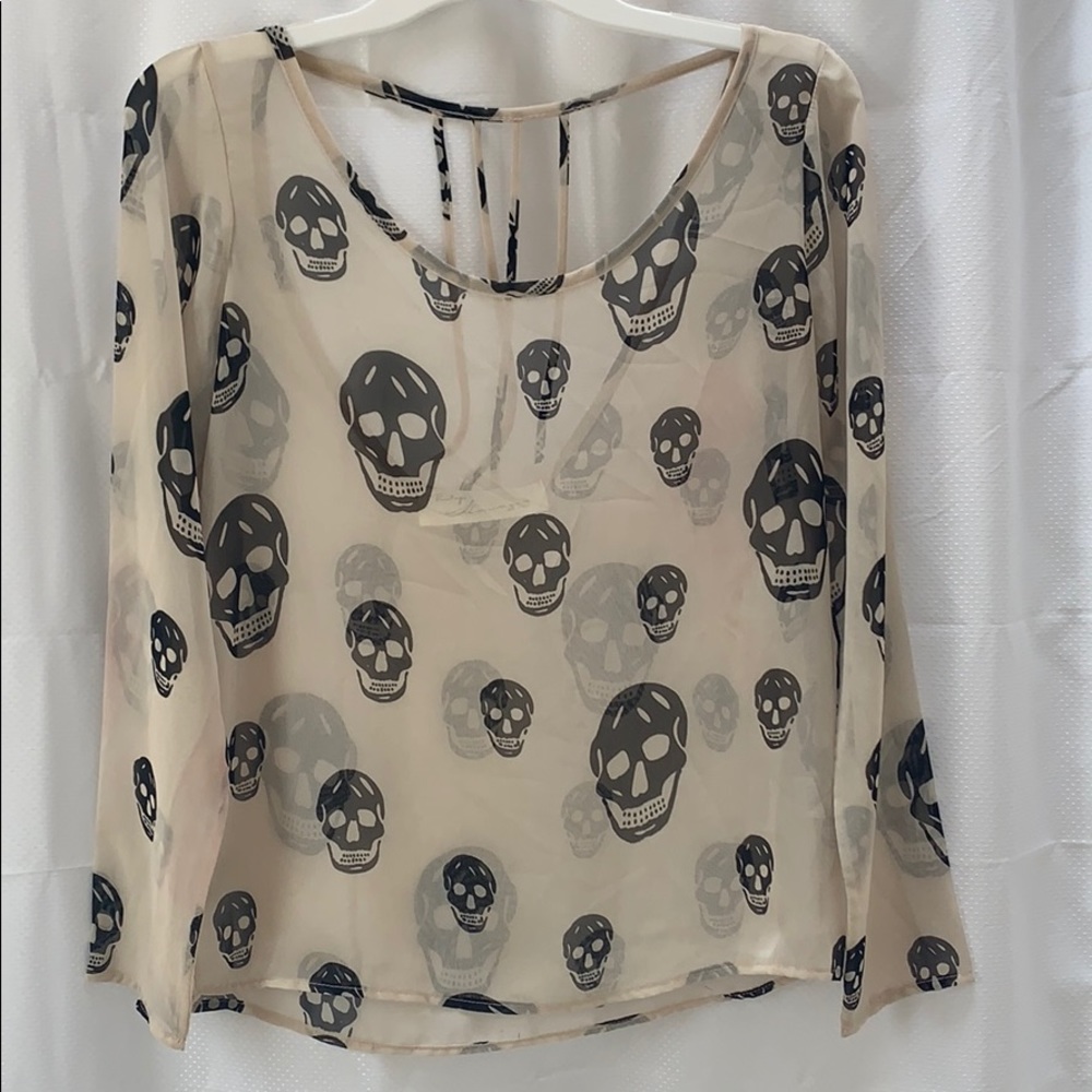 Sheer Skull Shirt